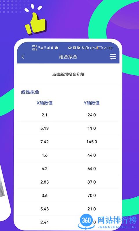 曲线拟合手机软件 v1.2.4官方安卓版 1