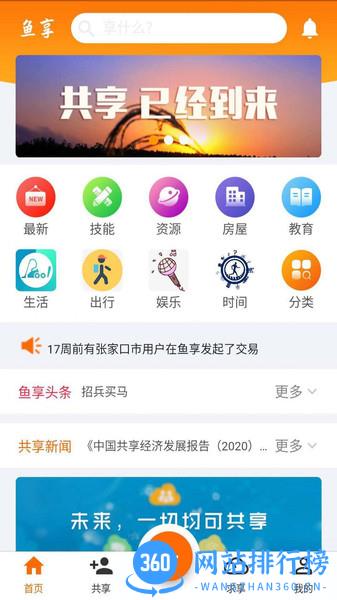 鱼享(共享软件) v2.16.220917 安卓版 2