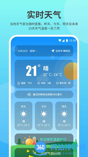 及时雨天气 v1.0.0 安卓版 1