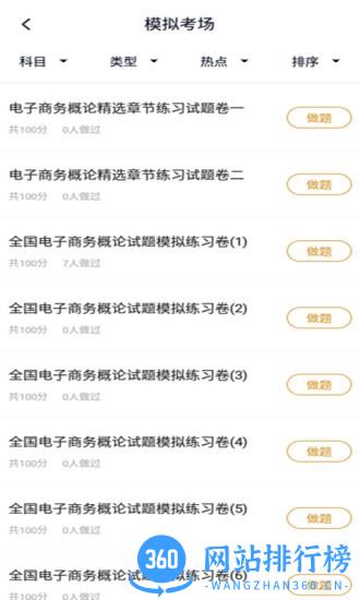 电子商务自考题库 电子商务自考app