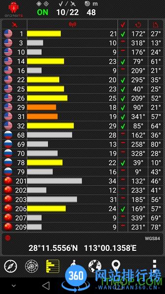 手机GPS搜星测试软件 v1.5.3 安卓汉化最新版 1