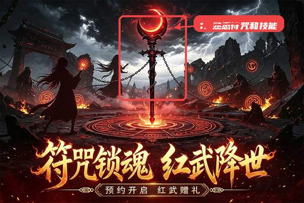 新月派对教程图:第三步,熟悉符咒和职业技能。 熟悉符咒和职业技能。