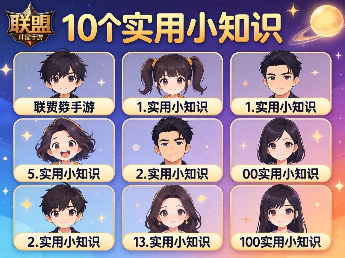 联盟手游10个实用小知识