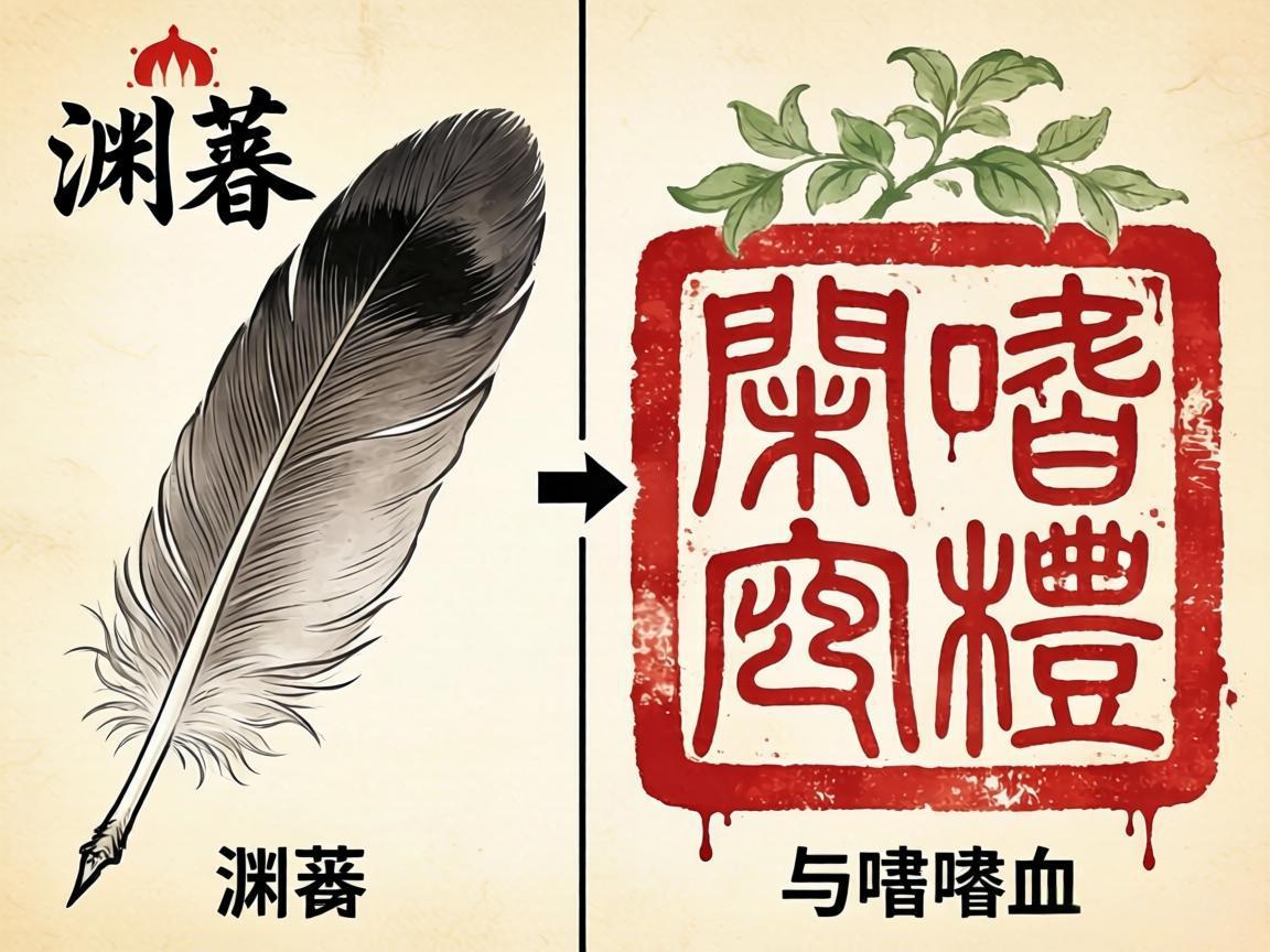 明末渊薮之羽与嗜血印对比