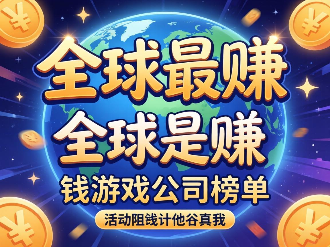 全球最赚钱游戏公司榜单