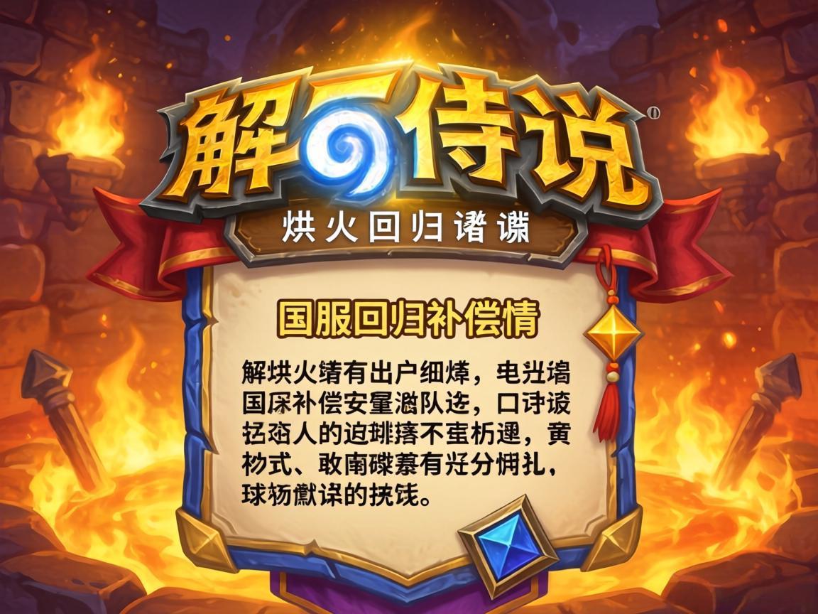 炉石传说国服回归补偿详情