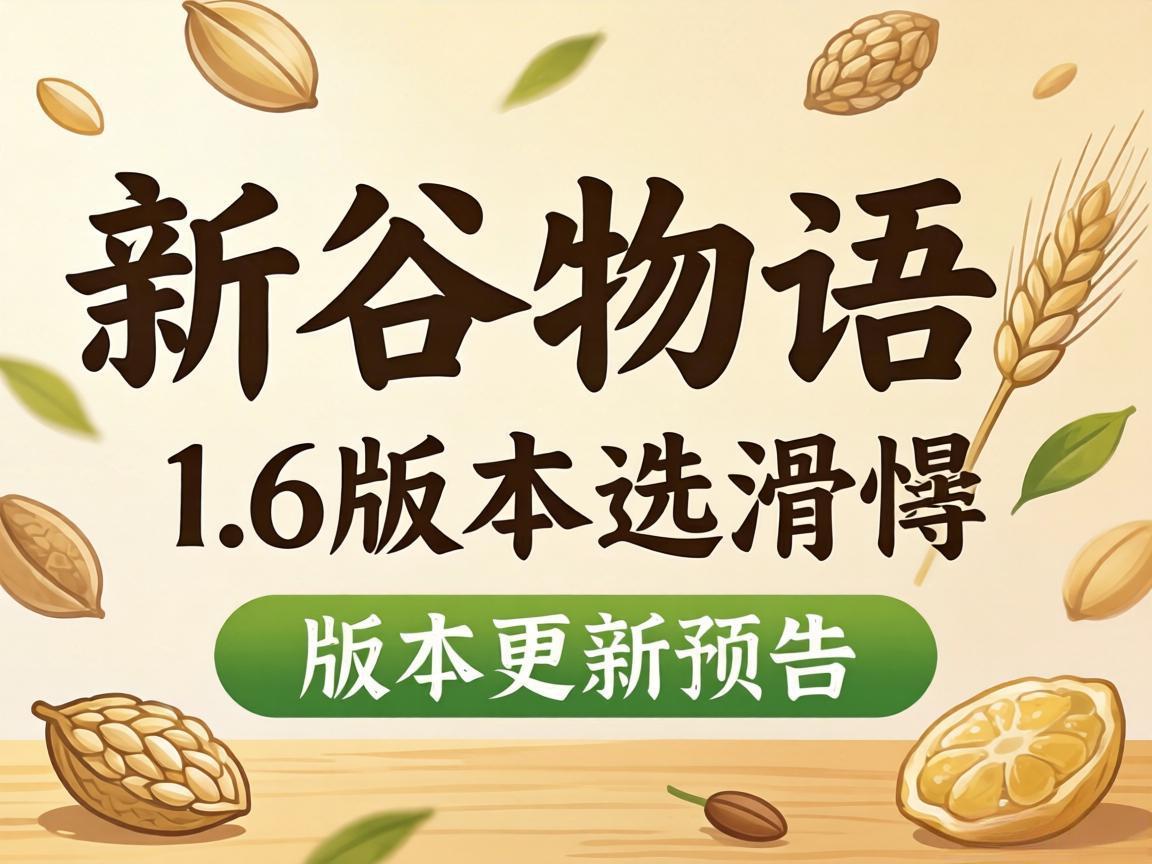 新入谷物语1.6版本更新预告