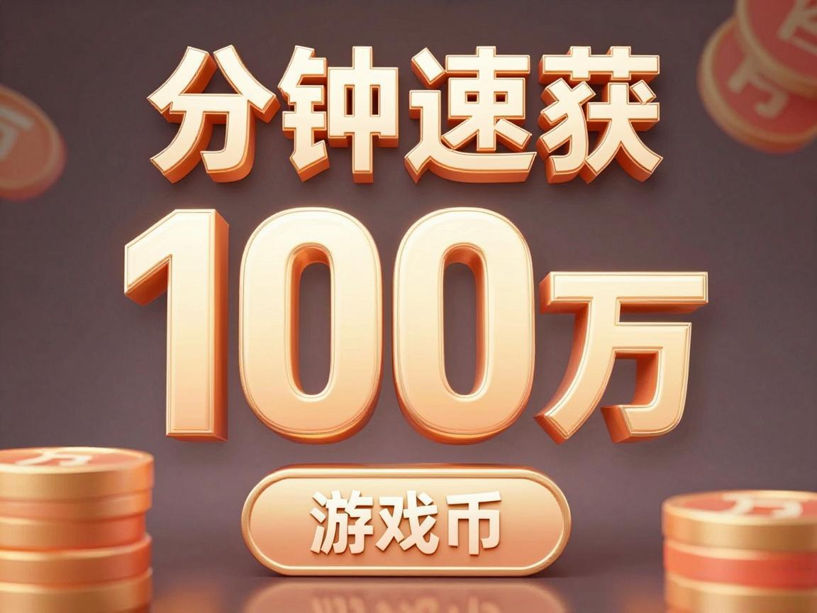 3分钟速获100万游戏币