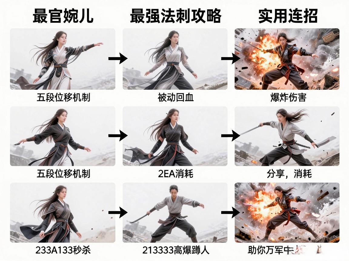 上官婉儿超实用连招教学